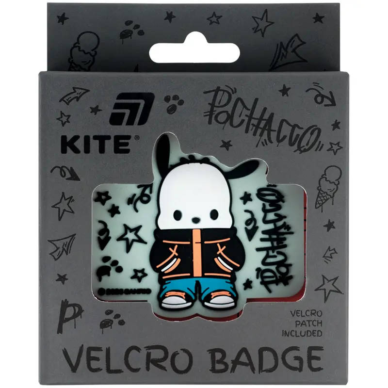 Бейдж на липучці Kite Pochacco