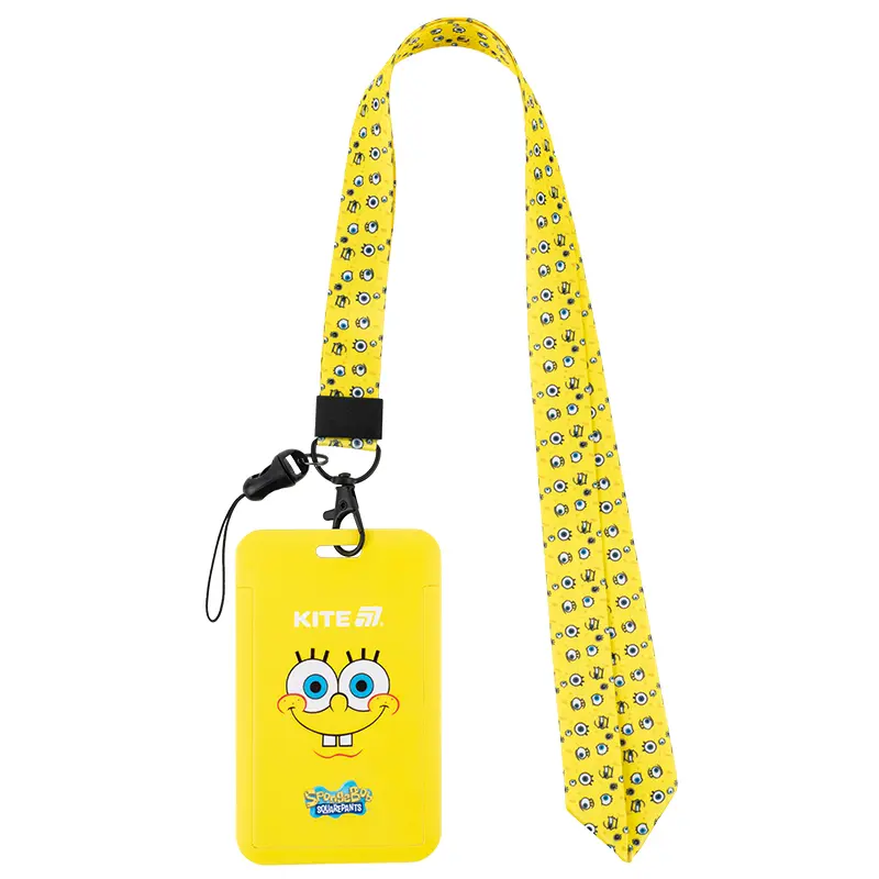 Обкладинка "Бейдж-слайдер Kite Sponge Bob (жовтий)"