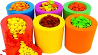 Satisfying Video | DIY How To Make Colorful Candy Cubes From Rainbow Kinetic Sand Cutting ASMR Video