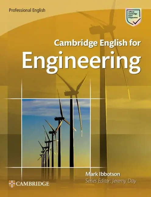 Обкладинка "Cambridge English for Engineering SB"