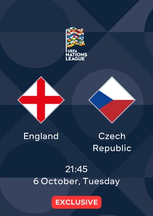 England — Czechia