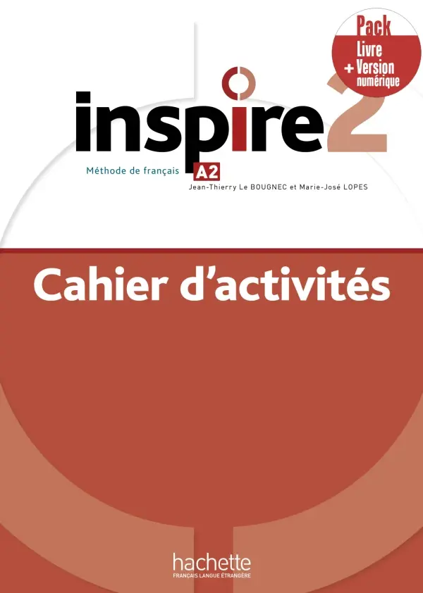 Обкладинка "Inspire 2 Pack Cahier + Version numerique"