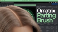 Ornatrix Features #4 - Parting Brush(Maya)