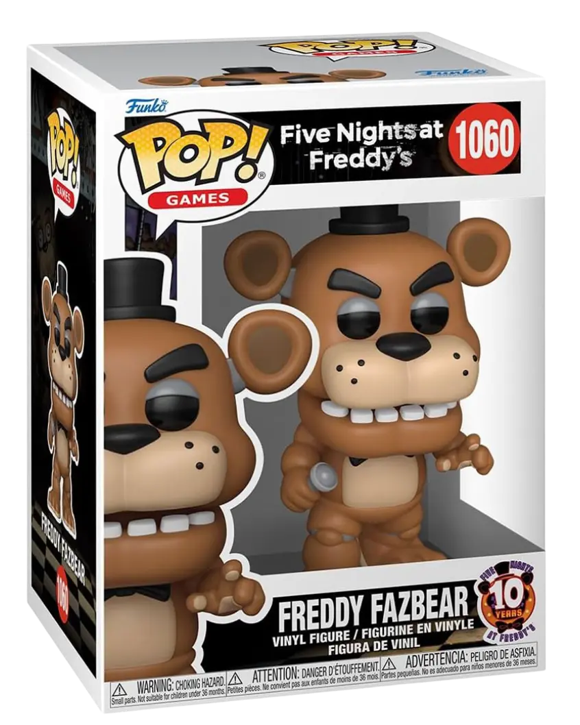Обкладинка "Фігурка Funko Pop Five nights at Freddy's 10 років Фредді"