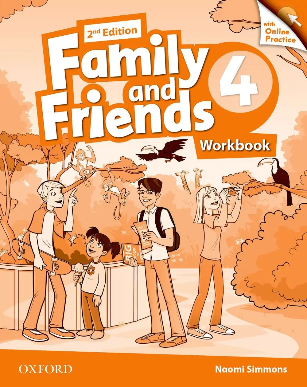 Обкладинка "Family & Friends (2E) 4. Workbook & Online Practice Pack"