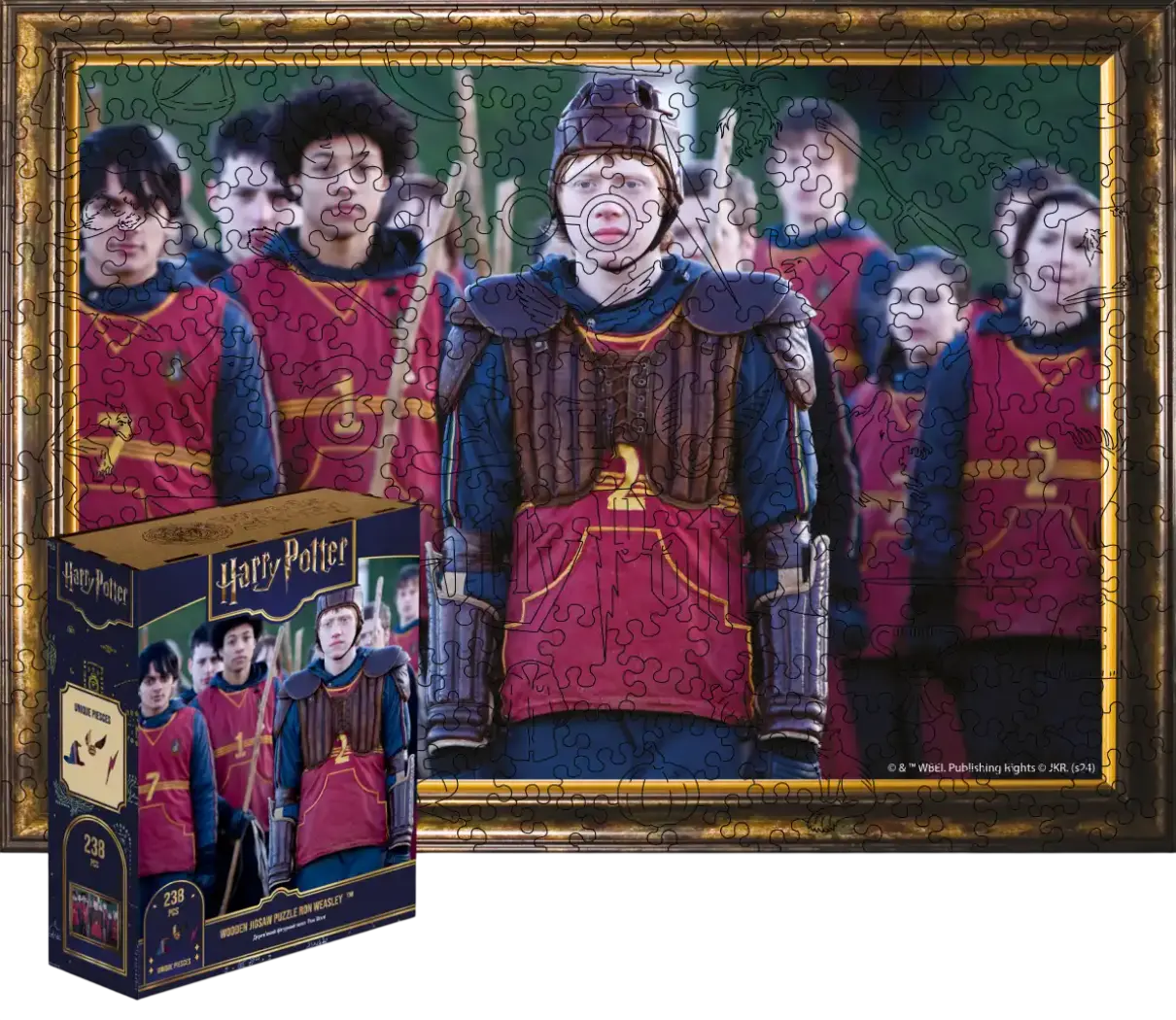 Фігурний дерев'яний пазл Гаррі Поттер Рон Візлі (L / А4)