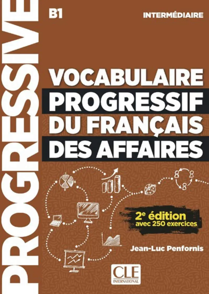 Обкладинка "Vocabulaire Progr du Franc des Affaires 2e Edition Interm Livre + CD"