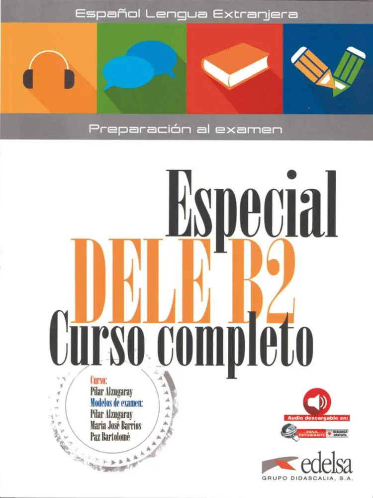 Обкладинка "Especial DELE B2 Curso Completo. Libro + Audio Descargable"