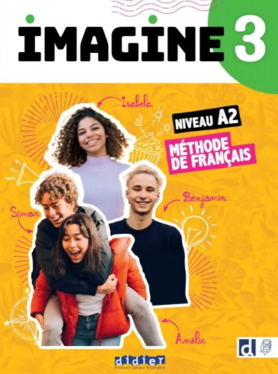 Imagine 3 A2.2 Livre + didierfle.app (new ed.)