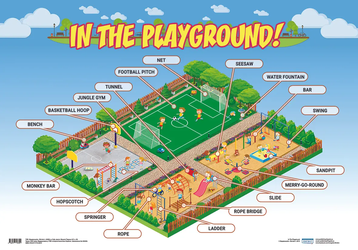Плакат In The Playground! (+ картки)