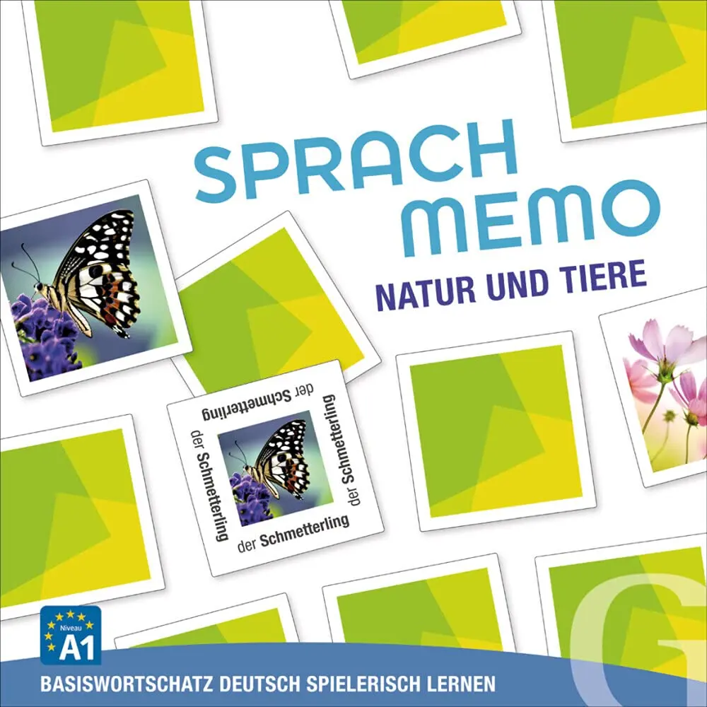 Обкладинка "Sprachmemo Deutsch: Natur und Tiere"