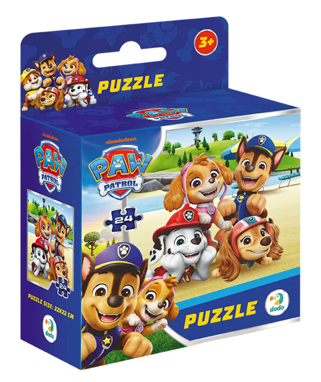Обкладинка "Пазл на 24 елементи Paw Patrol. День на пляжі"