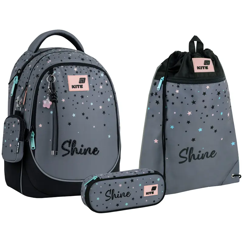 Шкільний набір Kite Education Shine (рюкзак, пенал, сумка)