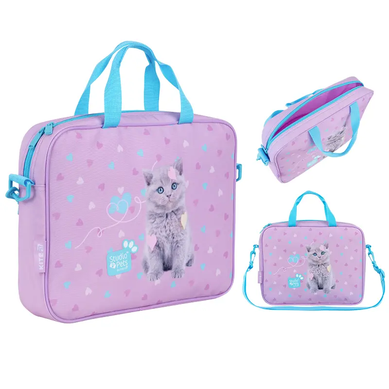 Шкільна текстильна сумка Kite Studio Pets
