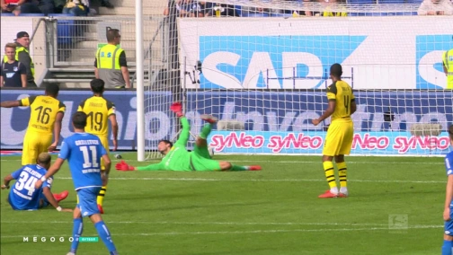 Round 4: TSG Hoffenheim - Borussia Dortmund 1:1. Match overview