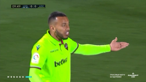 Василий Кравец в матче Леганес - Леванте