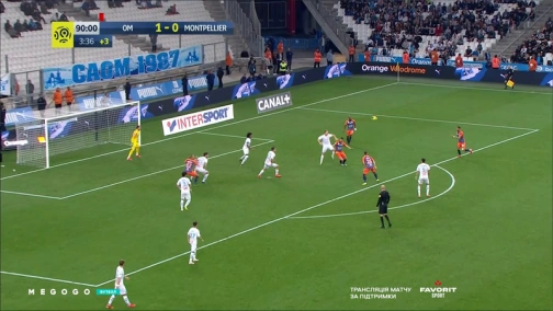 38-й тур. Марсель — Монпелье 1:0. Обзор матча