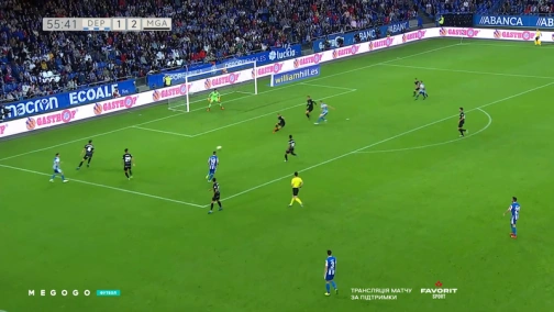 Deportivo - Málaga 4:2. Battle for a place in La Liga. Highlights