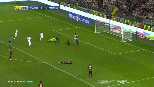 1-й тур. Ницца — Амьен 2:1. Обзор матча