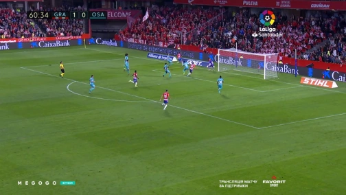 Round 9. Granada — Osasuna 1:0. Highlights