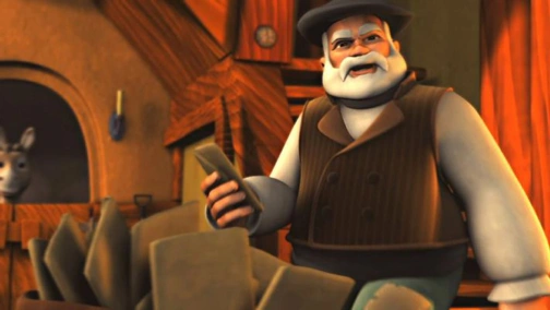 Санта и волшебный огонь