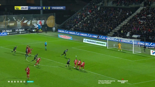 12-й тур. Анже — Страсбург 1:0. Огляд матчу