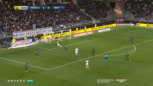 12-й тур. Амьен — Брест 1:0. Обзор матча