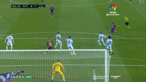 Round 13. Barcelona — Celta 4:1. Highlights