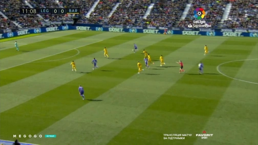 Round 14. Leganes — Barcelona 1:2. Highlights