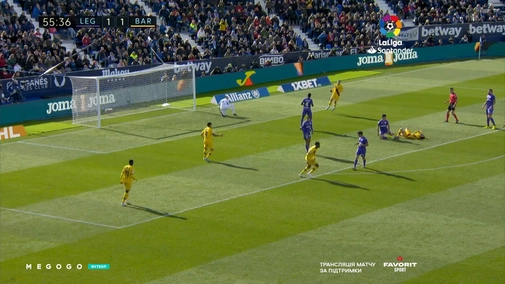 Round 14. Leganes — Barcelona 1:2. Highlights