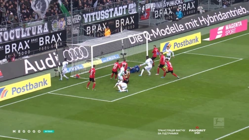 Round 13. Borussia Monchengladbach — Freiburg 4:2. Highlights