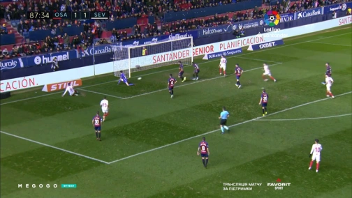 Round 16. Osasuna — Sevilla 1:1. Highlights