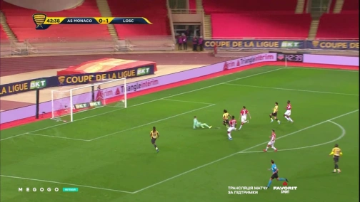 Монако — Лилль 0:3. Кубок французской лиги 1/8 финала. Обзор матча
