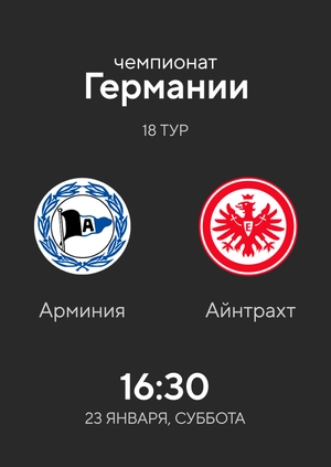 Round 18. Arminia Bielefeld — Eintracht Frankfurt. 1:5 Highlights