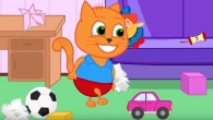 Cats Family in English - Disobedient Child Cartoon for Kids