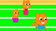 Cats Family en Français - Sauter Dans Des Sacs Vidéos Animés 2020 en Français