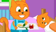 Cats Family en Français - Petit déjeuner au lit Dessin Animé 2020 en Français