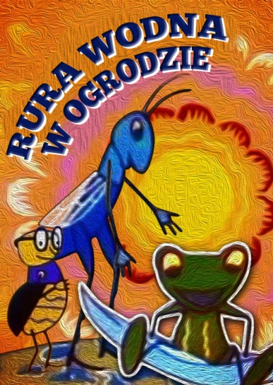 Rura wodna w ogrodzie
