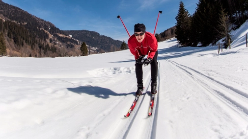 Cross-Country Skiing. Tour de Ski. Toblach